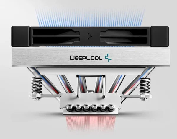 DEEPCOOL DeepCool AN600 UNI CPU kuler 180W 120mm 500-1850rpm 61CFM LGA1851/1700/1200/1151/1150/1155, AM5/AM4 Slika 3
