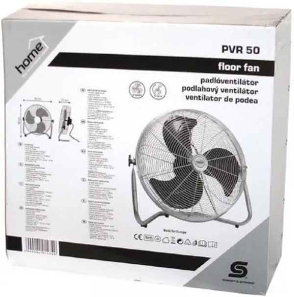 HOME PVR 50 Ventilator podni, preènik 50cm, 120W, Inox Slika 1