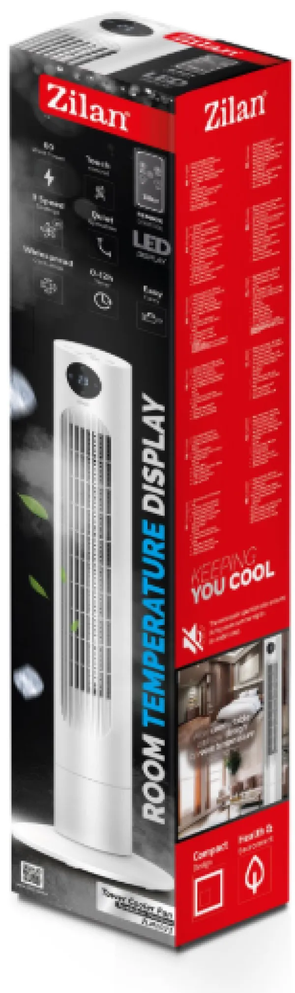 ZILAN Zilan ZLN1023 Ventilator stubni, daljinski upravljaè, oscilacija 60°, 60W Slika 1