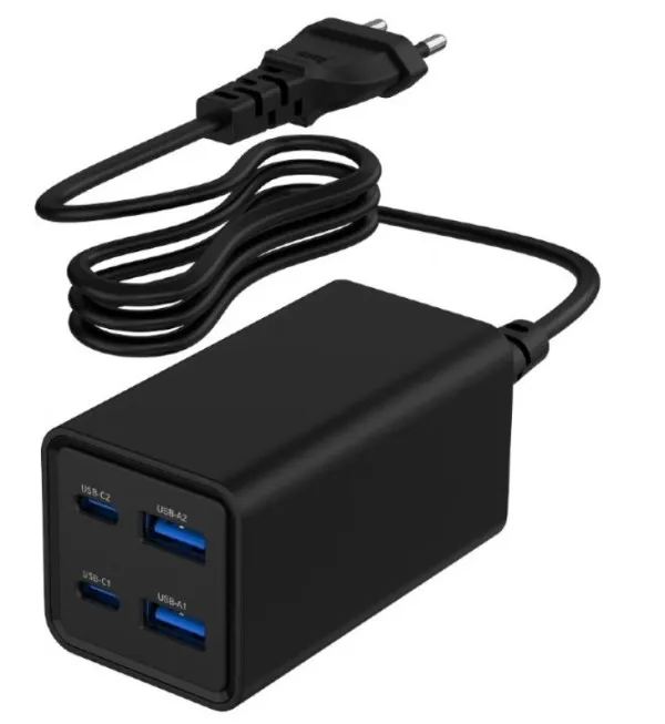 GEMBIRD TA-UC-2A2C-PD65-01-BK Gembird 4-port 65W GaN USB PowerDelivery brzi punjac, black Slika 9