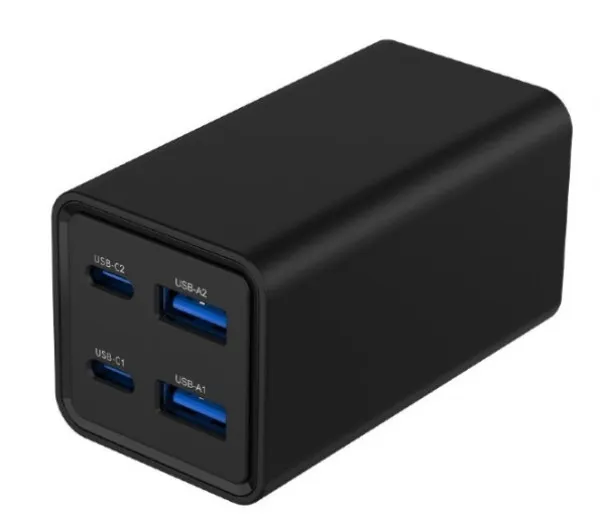 GEMBIRD TA-UC-2A2C-PD65-01-BK Gembird 4-port 65W GaN USB PowerDelivery brzi punjac, black Slika 8