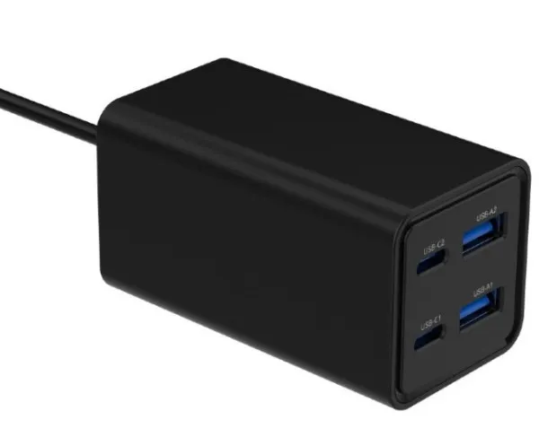 GEMBIRD TA-UC-2A2C-PD65-01-BK Gembird 4-port 65W GaN USB PowerDelivery brzi punjac, black Slika 6