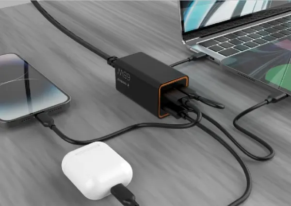 GEMBIRD TA-UC-2A2C-PD65-01-BK Gembird 4-port 65W GaN USB PowerDelivery brzi punjac, black Slika 4