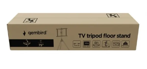 GEMBIRD TVS-75ST-01 Gembird Podno postolje za TV stativ (okretno/nagibno), 32-75inc Slika 3