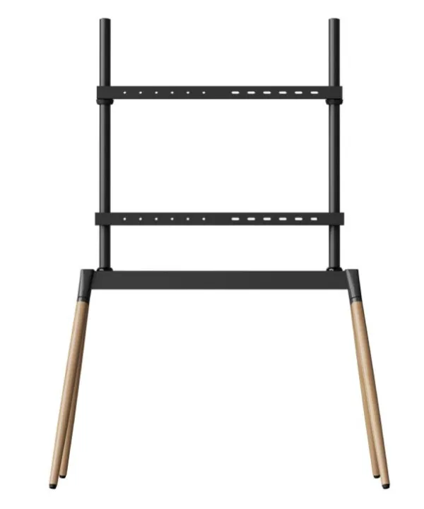 GEMBIRD TVS-86F-01-BK Gembird Podno postolje za TV, 55-86inc, crno/drvo Slika 2