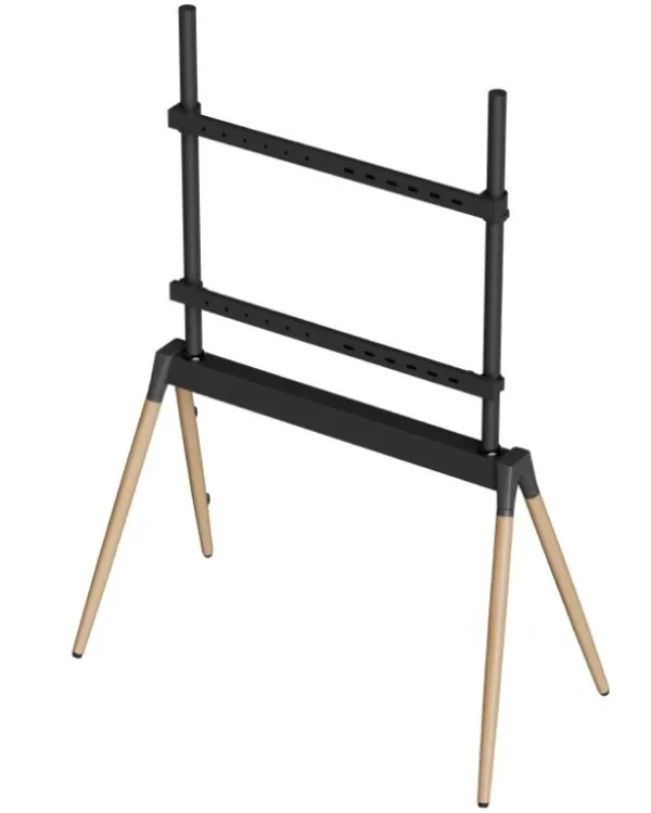 GEMBIRD TVS-86F-01-BK Gembird Podno postolje za TV, 55-86inc, crno/drvo Slika 3