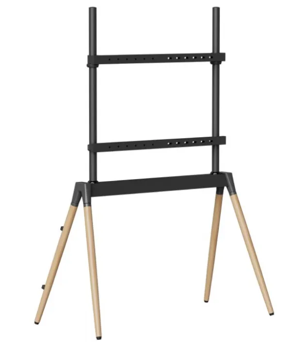 GEMBIRD TVS-86F-01-BK Gembird Podno postolje za TV, 55-86inc, crno/drvo Slika 4