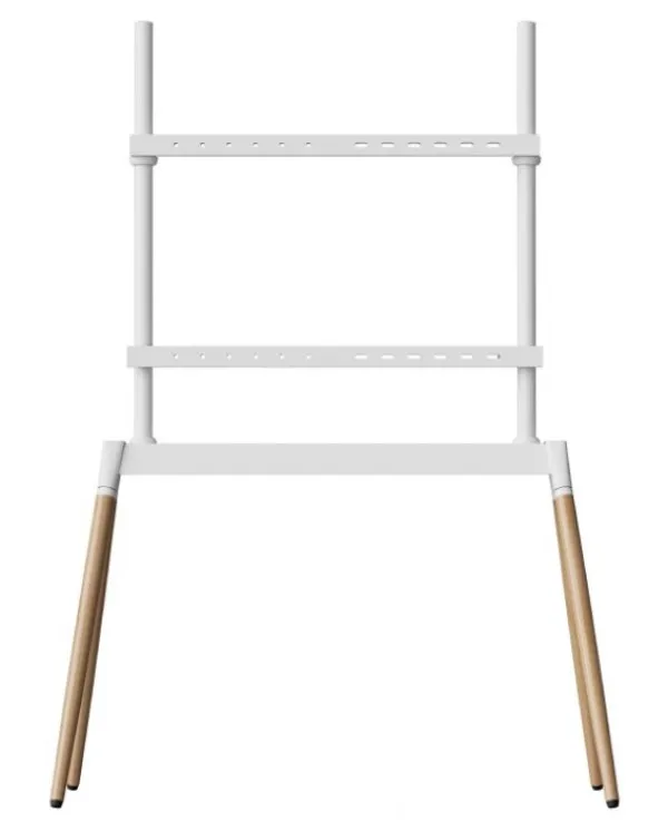 GEMBIRD TVS-86F-01-W Gembird Podno postolje za TV, 55-86inc, belo/drvo Slika 3