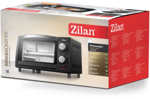 ZILAN Zilan ZLN4328 Mini pecnica 9l, 800 W, crna Slika 3