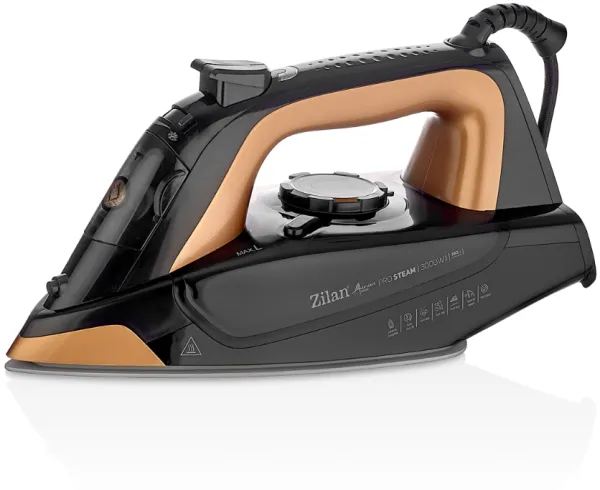ZILAN Zilan ZLN4247 Pegla na paru, 3000W, Aurum Touch - Pro Steam Iron Slika 4