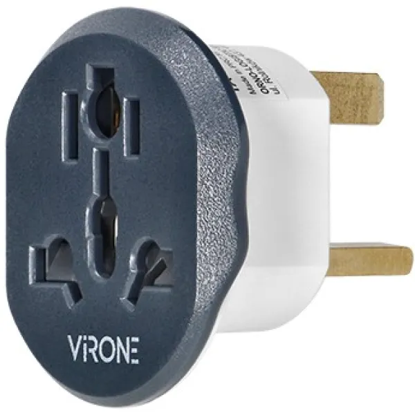 VIRONE Travel adapter TA-7 EU na UK 13A Slika 2