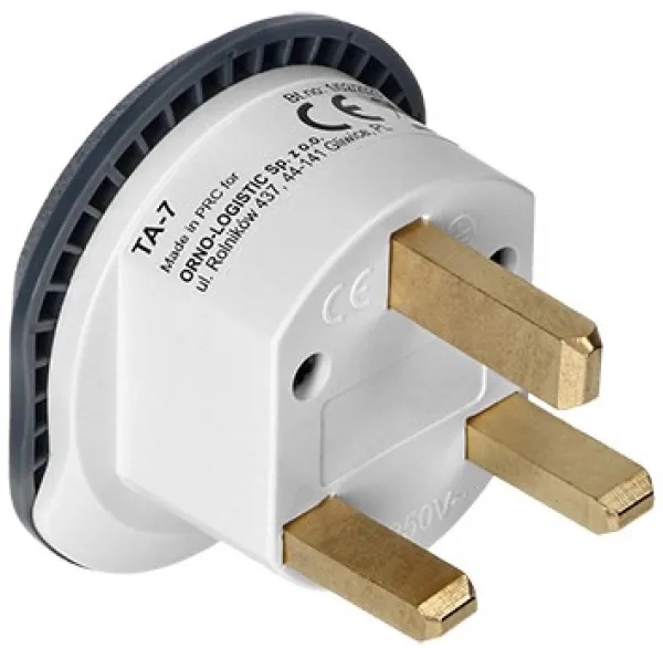 VIRONE Travel adapter TA-7 EU na UK 13A Slika 1