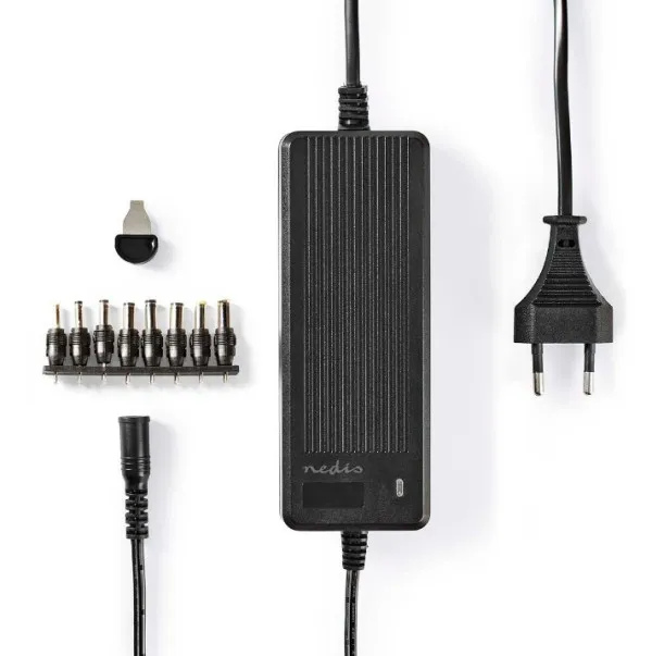 NEDIS ACPA116 Universal AC Power Adapter 60W, 6-16V DC, 1.10m 5.0-5.2A 8-plug(s), Black Slika 6