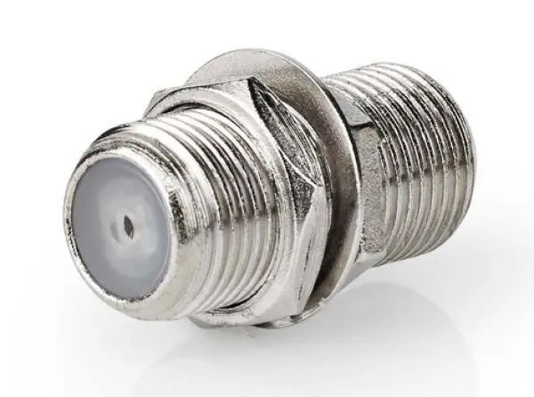 NEDIS CSGB41940ME Satellite & Antenna Adapter F zenski na F zenski, 75 Ohm, Metal, Silver, 1kom Slika 4