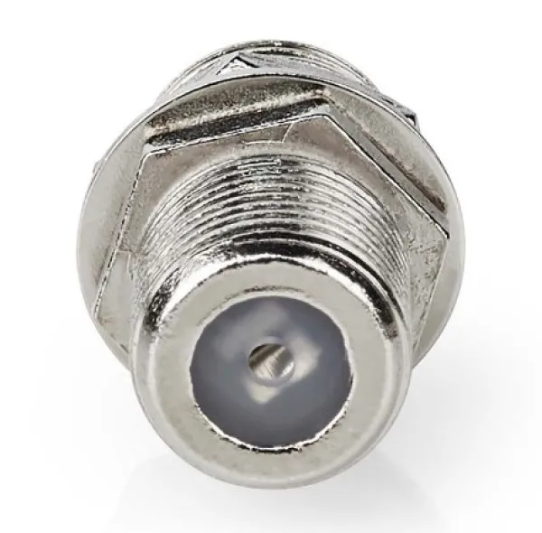 NEDIS CSGB41940ME Satellite & Antenna Adapter F zenski na F zenski, 75 Ohm, Metal, Silver, 1kom Slika 3