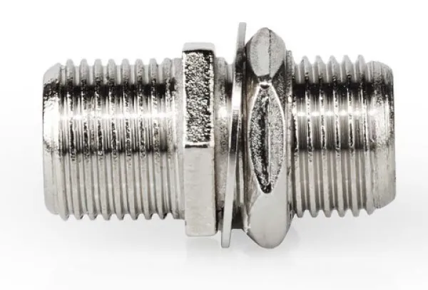 NEDIS CSGB41940ME Satellite & Antenna Adapter F zenski na F zenski, 75 Ohm, Metal, Silver, 1kom Slika 2