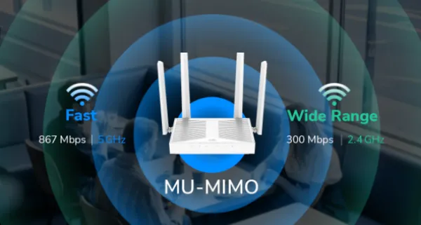 CUDY Cudy AP1300D AC1200 Desktop Wireless Access Point, 4-Stream Dual-Band Wi-Fi 5,867 Mbps+300 Mbps WiFi Slika 8