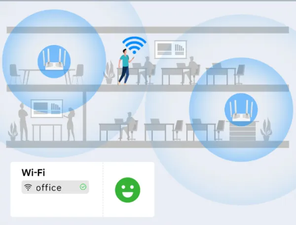 CUDY Cudy AP1300D AC1200 Desktop Wireless Access Point, 4-Stream Dual-Band Wi-Fi 5,867 Mbps+300 Mbps WiFi Slika 4