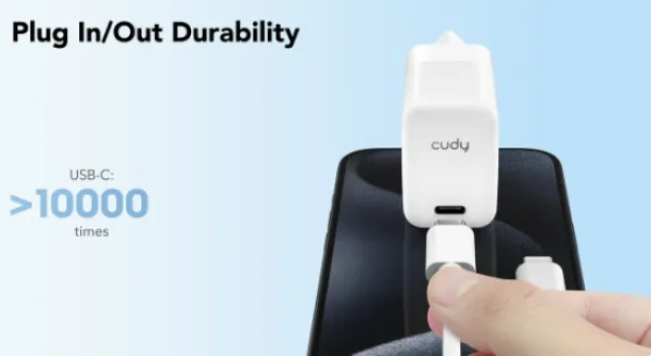CUDY Cudy CH30_EU USB-C GaN Charger za telefone, tablete i MacBook Air, 30W Slika 2