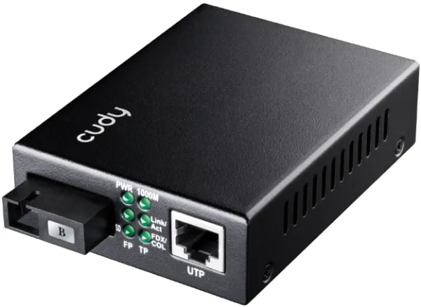 Cudy MC100GSB-20B 10/100/1000 Gigabit Ethernet Media Converter WDM BiDi, TX1550nm RX1310nm Slika 3