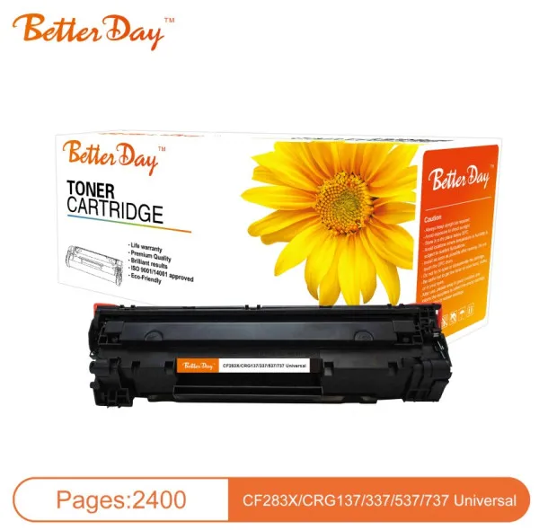 Toner BetterDay CF283X / CRG137/337/537/737 zam. kaseta za HP 2.4K (sa cipom) Slika 3