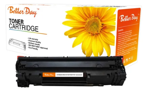 Toner BetterDay CF283X / CRG137/337/537/737 zam. kaseta za HP 2.4K (sa cipom) Slika 2