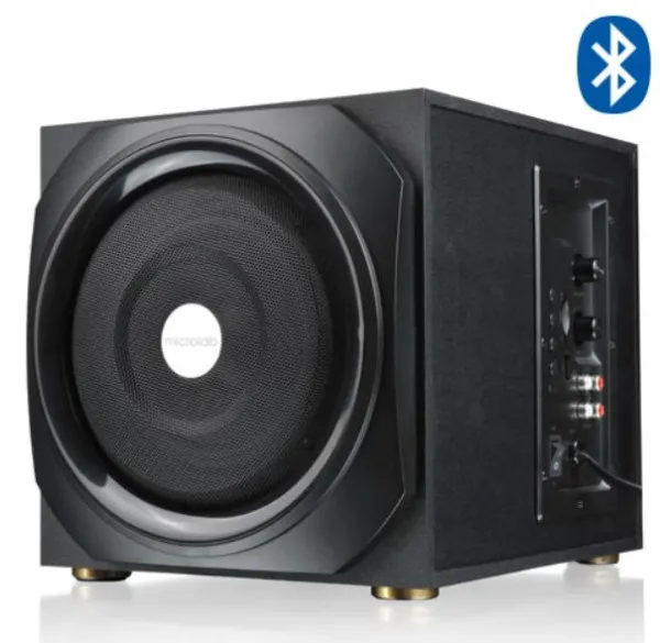 Microlab TMN9BT Aktivni drveni zvucnici 2.1 sistem 40W RMS (18W+2*11W) SD, USB, 3,5mm, Bluetooth Slika 2