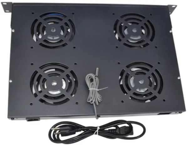 ExeLink Ventilator panel sa 4 ventilatora, kontrolerom temperature i kablom za napajanje Slika 1