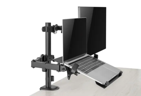 GEMBIRD MA-DA-03 Gembird Podesivi stoni drzac za monitor tilt, 17-32 max.9kg + nosac za laptop Slika 2