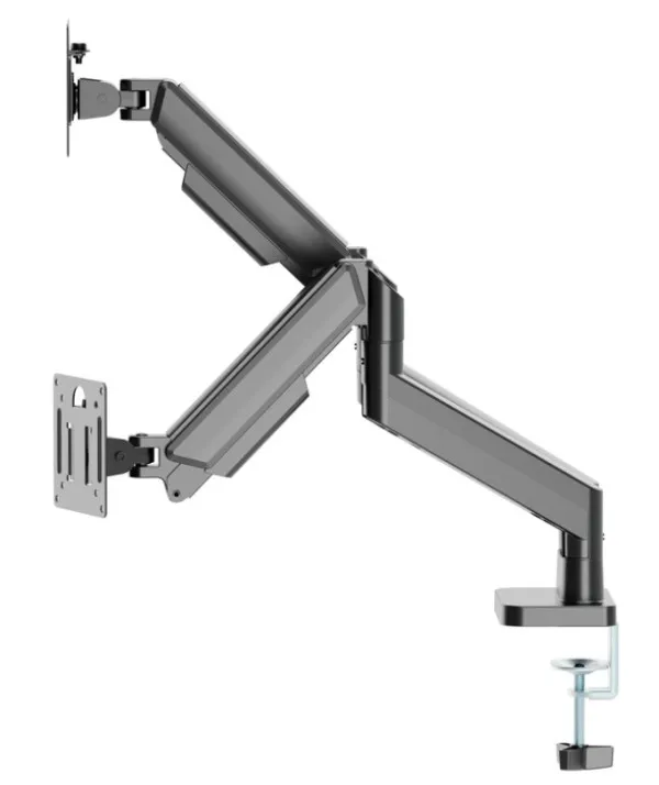 MA-DA2-06 Gembird Podesivi dupli stoni drzac za monitor, tilt, 17-32 max.10kg Black Slika 9