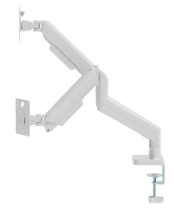 MA-DA2-06-W Gembird Podesivi dupli stoni drzac za monitor, tilt, 17-32 max.10kg White Slika 7