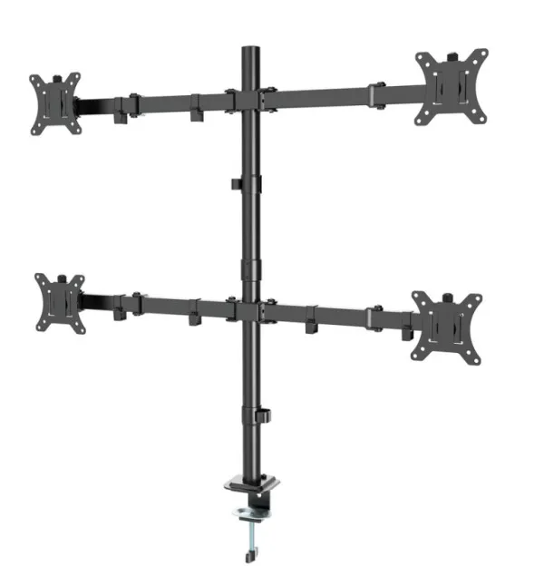 GEMBIRD MA-D4-01 Gembird Podesivi stoni drzac za monitor sa cetri ruke,tilt,rotacija,okretanje,13-32 max10kg Slika 5