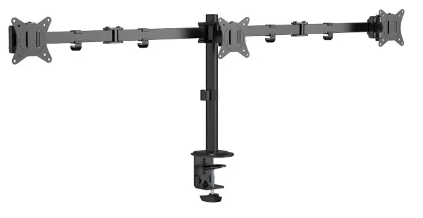 GEMBIRD MA-D3-01 Gembird Podesivi stoni drzac za monitor sa tri ruke,tilt,rotacija, okretanje, 17-27 max.7kg Slika 4