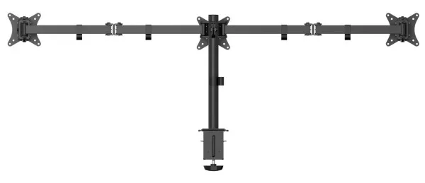 GEMBIRD MA-D3-01 Gembird Podesivi stoni drzac za monitor sa tri ruke,tilt,rotacija, okretanje, 17-27 max.7kg Slika 2