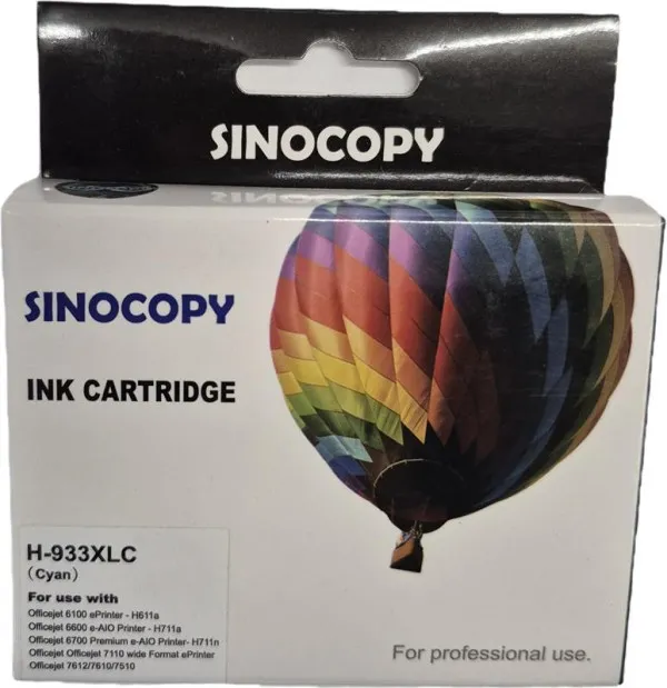 SINOCOPY INKJET Ketridz ZA HP 933XL C Cyan SINO HPIJXC933SC Slika 1
