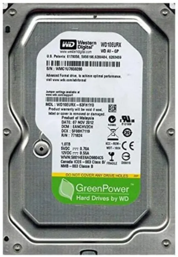 GEMBIRD HDD 3.5 * 1TB SET USB 3.0 SATA eksterno kuciste + 1TB WD10EURX WD/ EE3-U3S-3 (3999) Slika 1