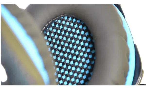 MICROLAB Microlab G6 Gejmerske slusalice sa mikrofonom, 50mm/20Ohm, color LED, 3.5mm + USB blue/black Slika 6