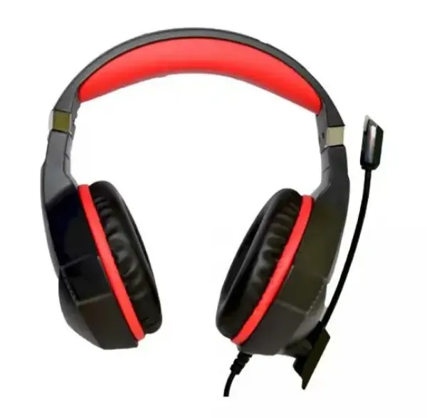 MICROLAB Microlab G7 Gejmerske slusalice sa mikrofonom 40mm/32Ohm, color LED, 3.5mm + USB red/black Slika 4