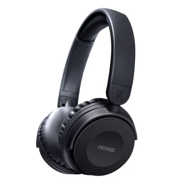 Microlab HB21 Bluetooth V5.3 slusalice sa mikrofonom, 250mAh, 32ohm, 40mm, microUSB, 3,5mm, AUX Slika 2