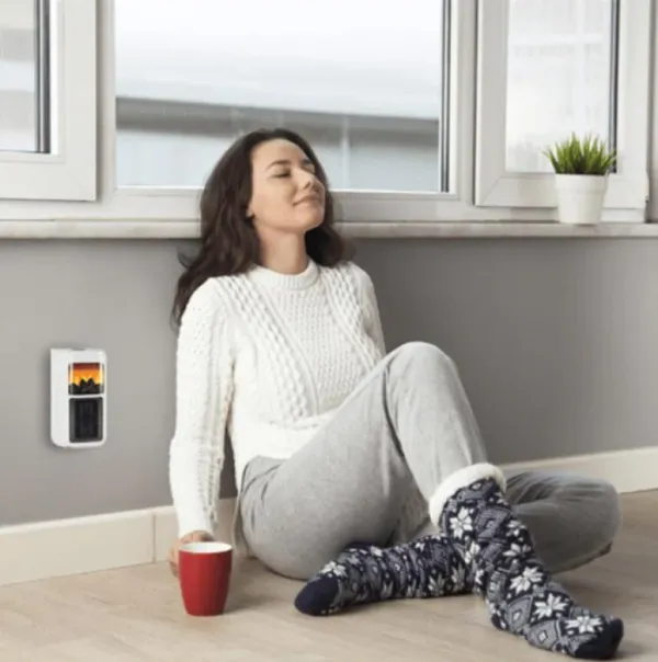 HOME FKH 401 Mini keramicka grejalica, efekat vatre Slika 2