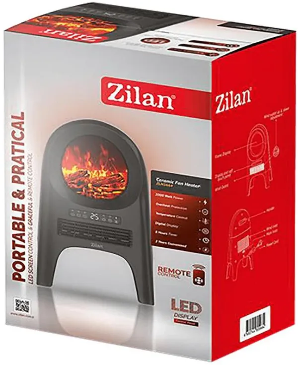 ZILAN Zilan ZLN5664 Grejalica sa keramickim grejacem, 2000W Slika 1