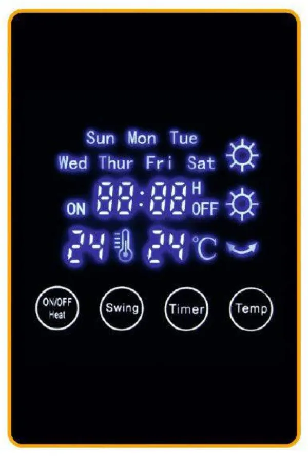 HOME FKF 59201 Nazidna grejalica sa ventilatorom, 2000W Slika 1