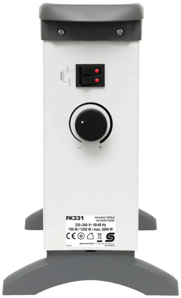 HOME FK 331 Konvektorska grejalica, 750/1250/ 2000W Slika 1