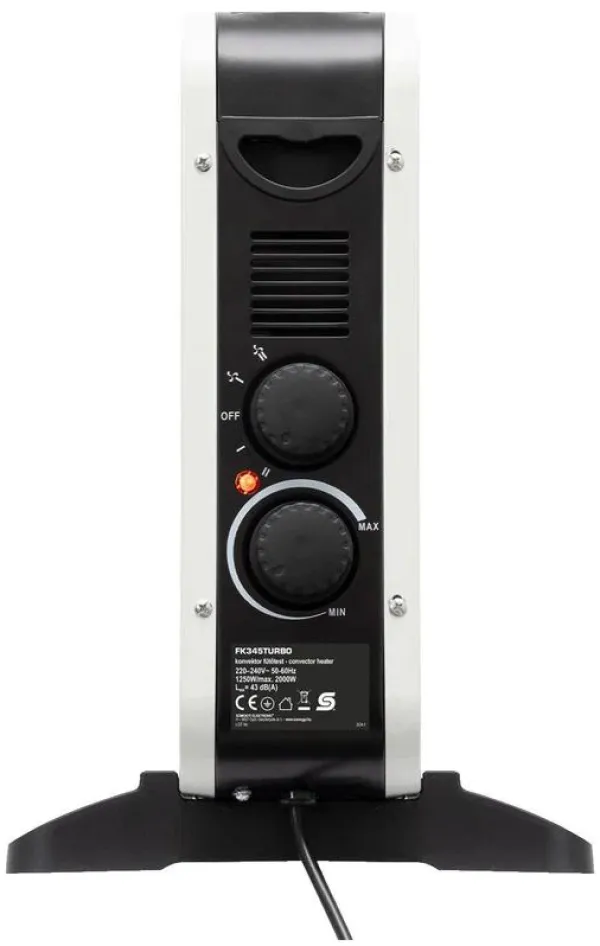 HOME FK345TURBO Konvektorska grejalica sa ventilatorom, 1250/2000 W Slika 2