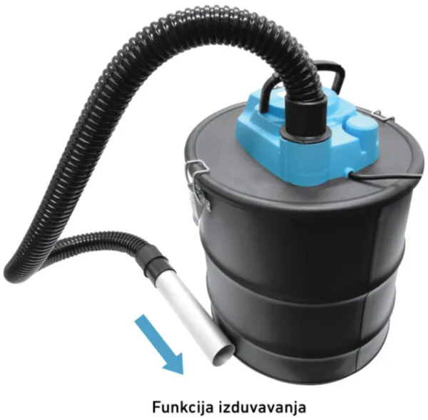 PROSTO Usisivac za pepeo 15l, 1000W Slika 2