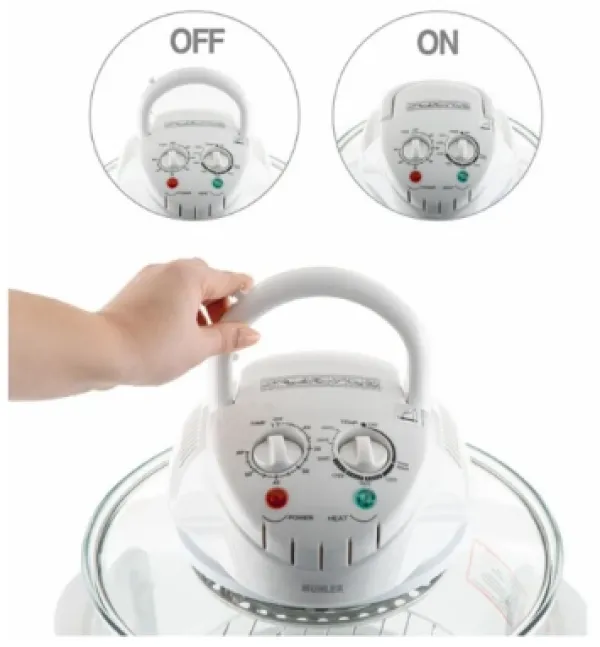 MUHLER MFC1200 - Turbo rerna i Air Fryer 2 u 1, 1400W Slika 4