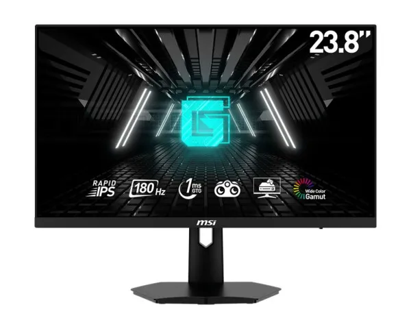 Monitor 23.8inc MSI G244F E2 FHD RAPID IPS 1MS 2xHDMI/DP 180Hz,LED,Crni Slika 1
