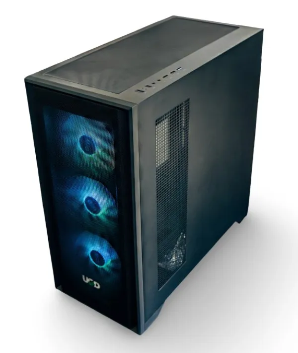 UGD Kuciste Tracer 2234 ATX, providna stranica, ugradjena 4xRGB kulera, Crno Slika 3