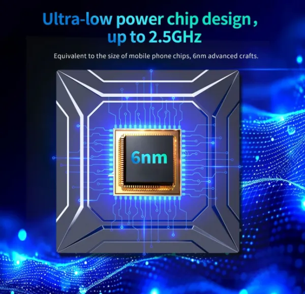 GEMBIRD GMB-X96 M200 4/64GB smart TV box S905X5M quad ARM G310V2, 2x4K 2.4&5G, 1000M, BT, Android 14 Slika 5