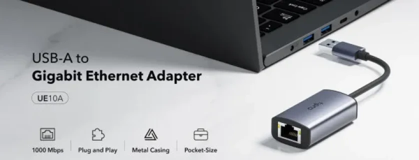 Cudy UE10A USB 3.0 to Fast Ethernet LAN adapter 10/100/1000 ( mrezna kartica) Slika 4